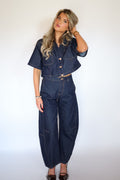 Denim blouse (set)