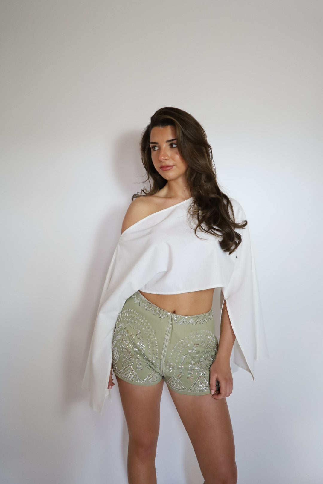 Linnen blouse white