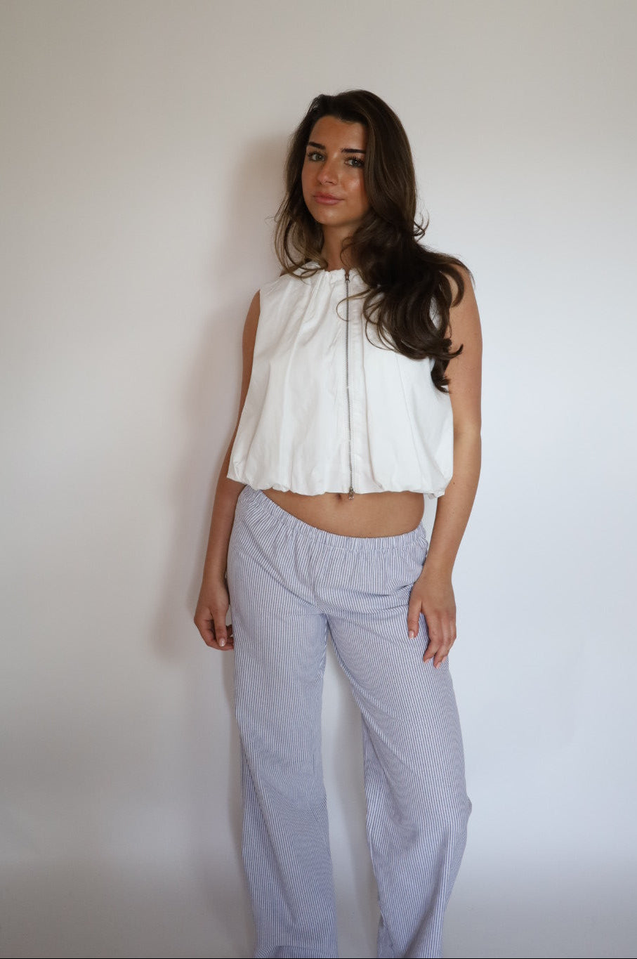 Linen pants strips
