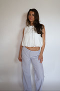 Linen pants strips
