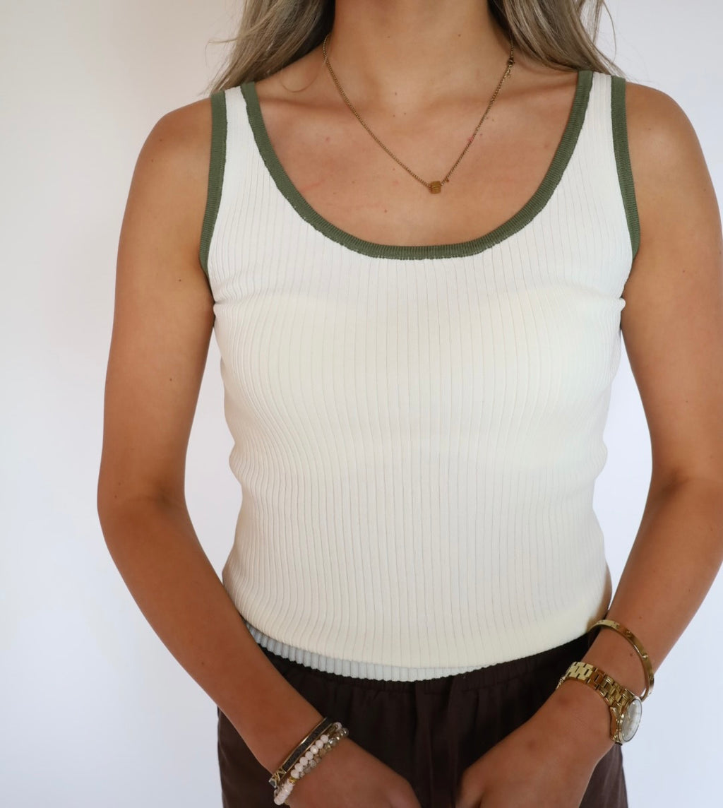 Top white/green