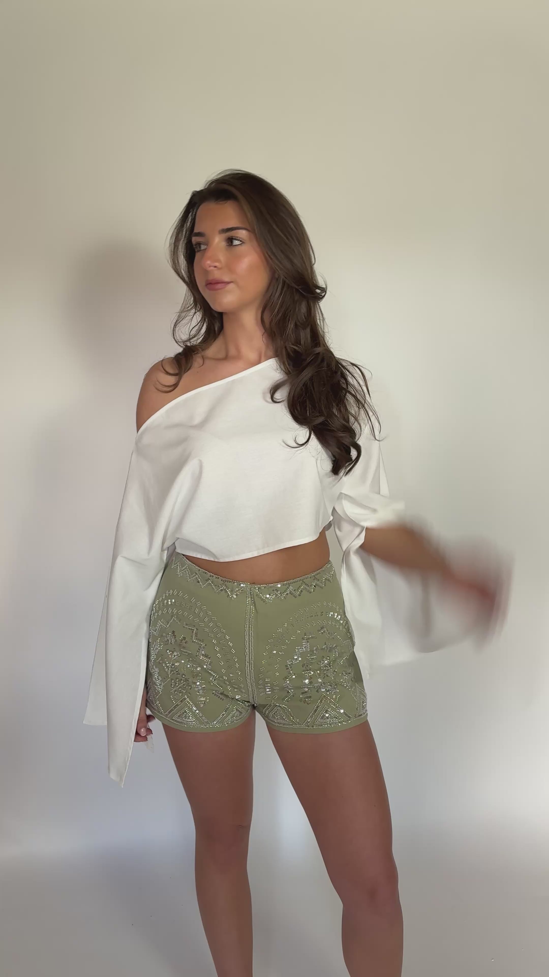 Linnen blouse white